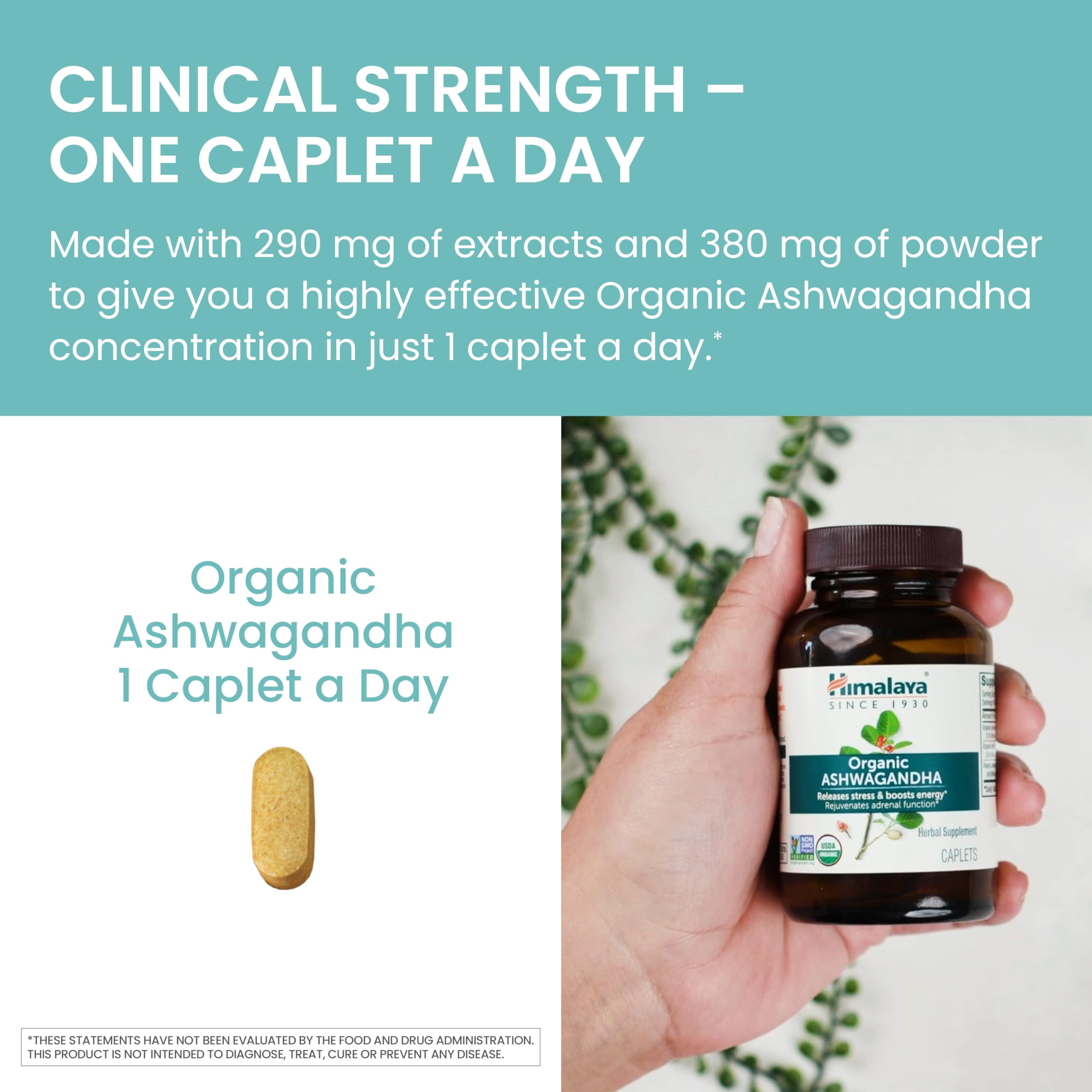 Himalaya caplets on a surface suggest a convenient 60-day supply.