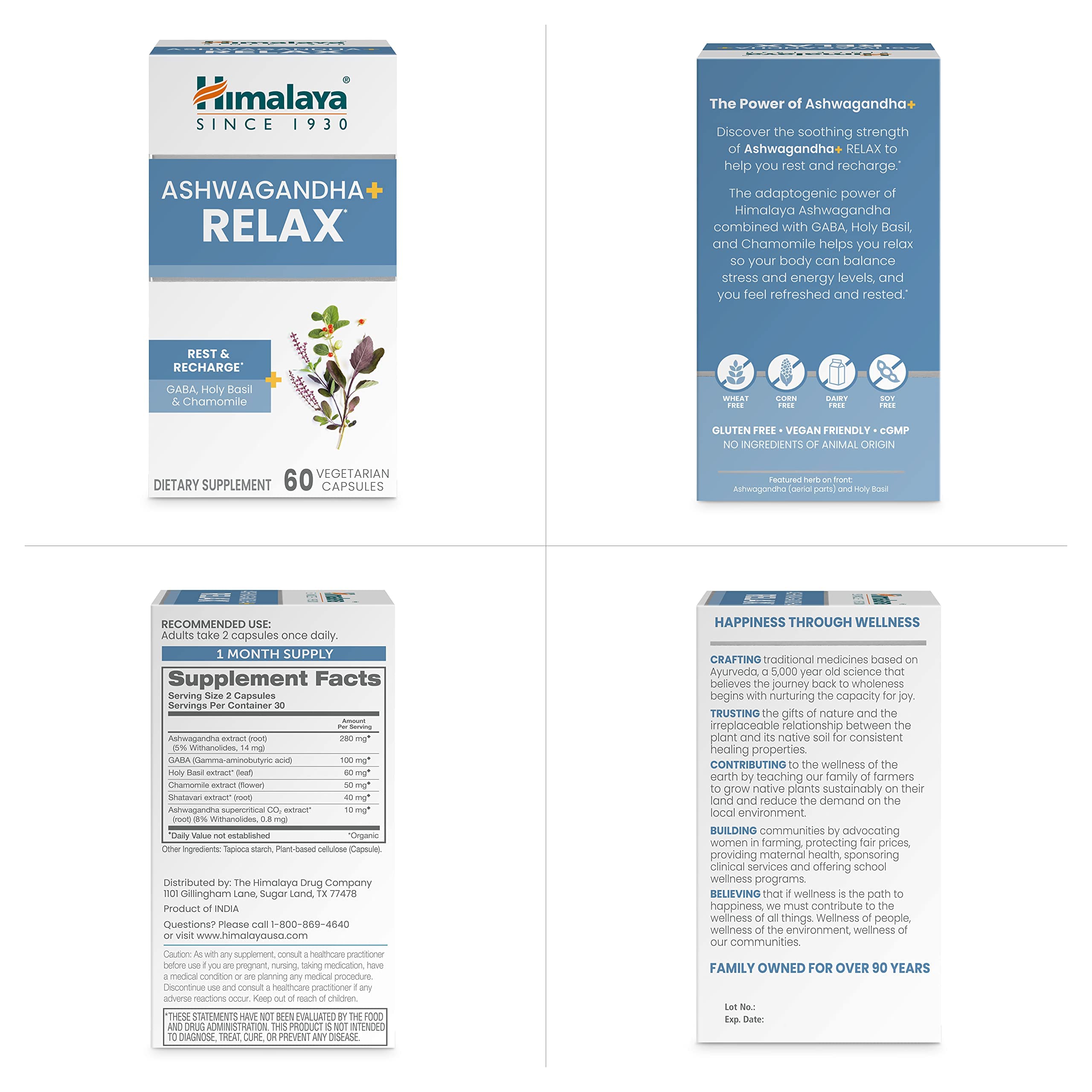 Himalaya Ashwagandha+ Relax daily use concept in a routine