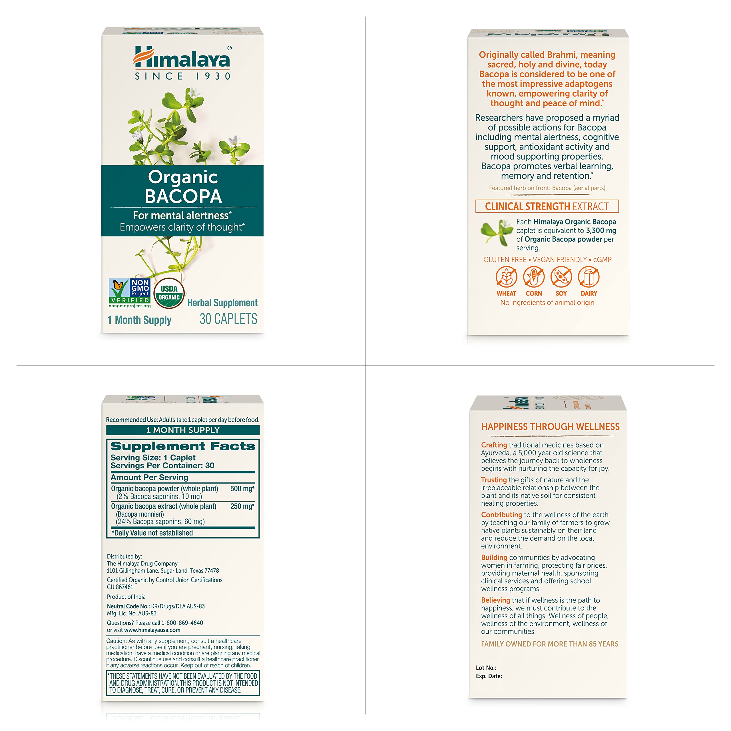 Himalaya Bacopa Monnieri daily usage scene inviting calm focus during tasks