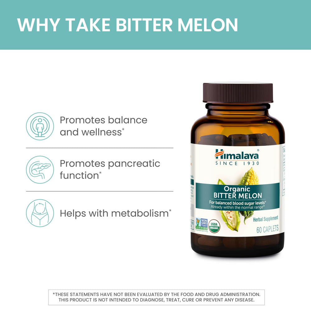 Himalaya Bitter Melon package with USDA Organic seal signals trusted sourcing