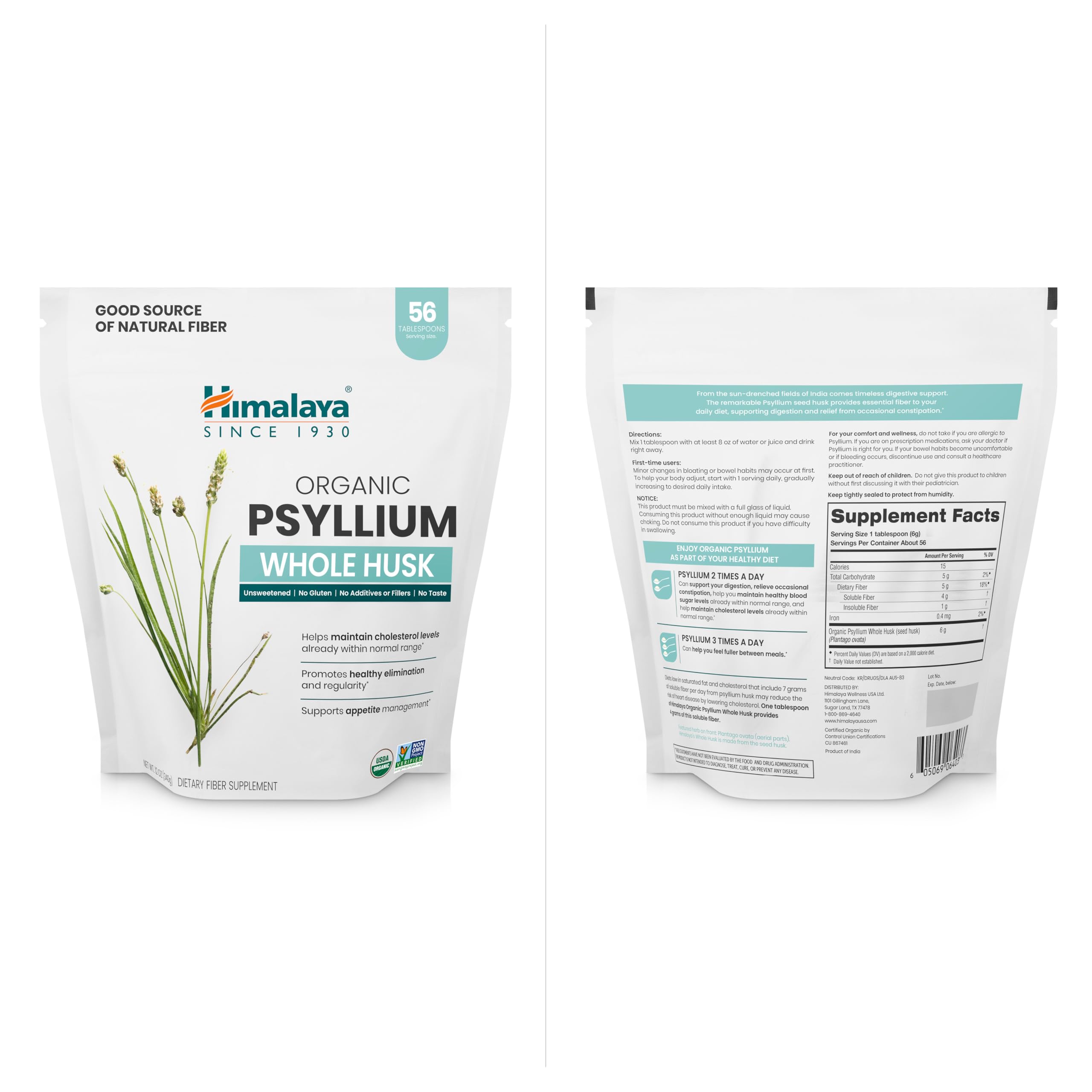 cGMP facility branding signals rigorous safety and identity testing for Himalaya.