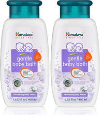 Himalaya Gentle Baby Bath bottle front view for gentle cleansing