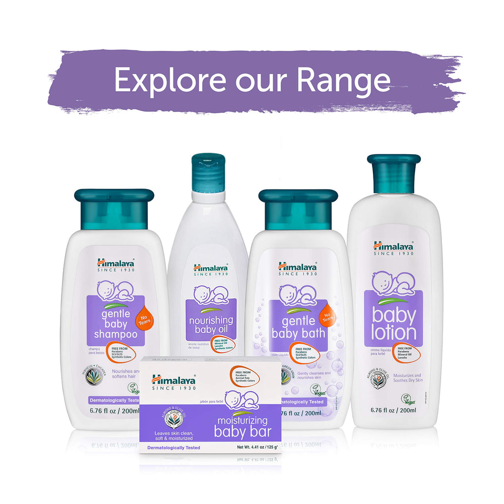 Himalaya Gentle Baby Bath two-pack on display for easy gifting