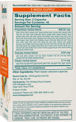 Himalaya GlucoCare capsules closeup, bitter melon and gymnema for metabolic balance.