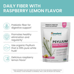 Himalaya packaging showing gluten-free vegan label and plant-based fiber