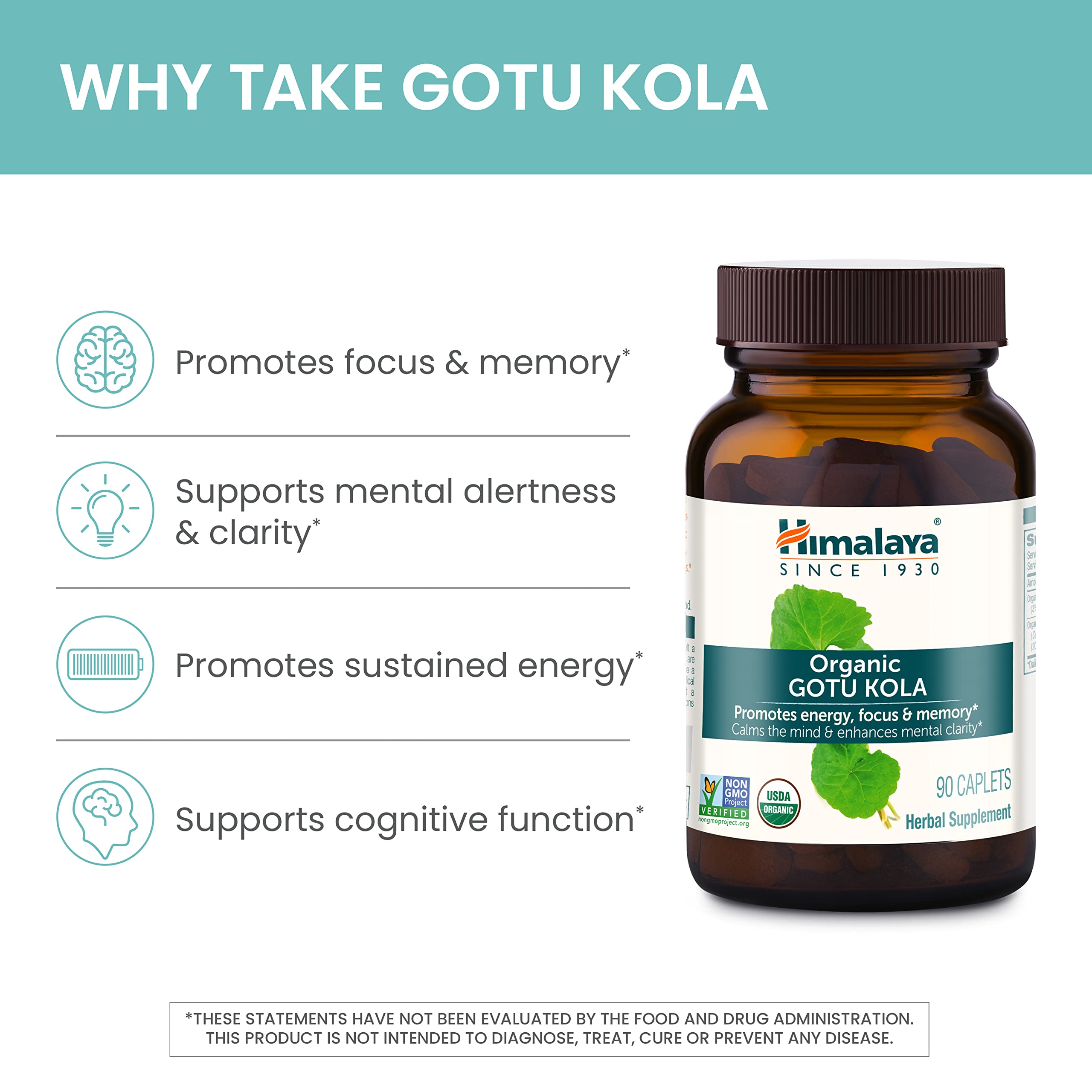 Himalaya Gotu Kola bottle on desk ready for daily wellness routine.