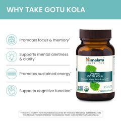 Himalaya Gotu Kola bottle on desk ready for daily wellness routine.