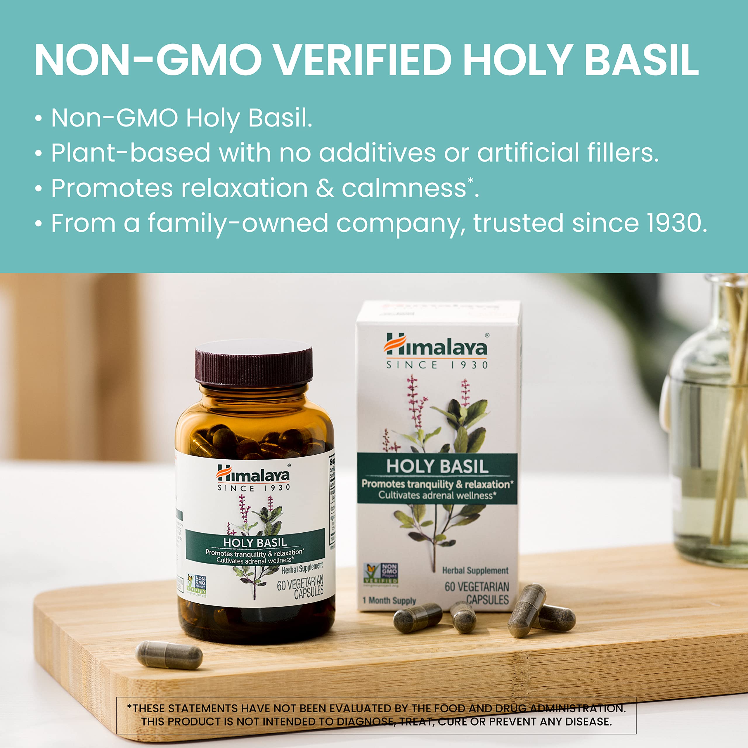 Himalaya Holy Basil daily-use scene suggesting relaxation during a busy day.