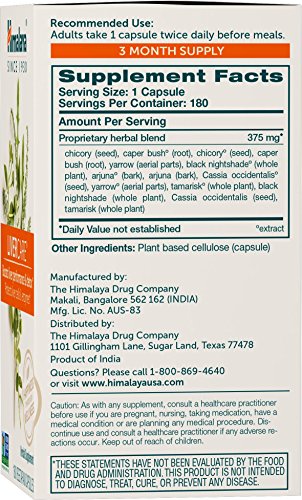 Himalaya LiverCare capsules arranged for daily use and detox