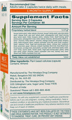 Himalaya MindCare capsules closeup highlighting herbs.