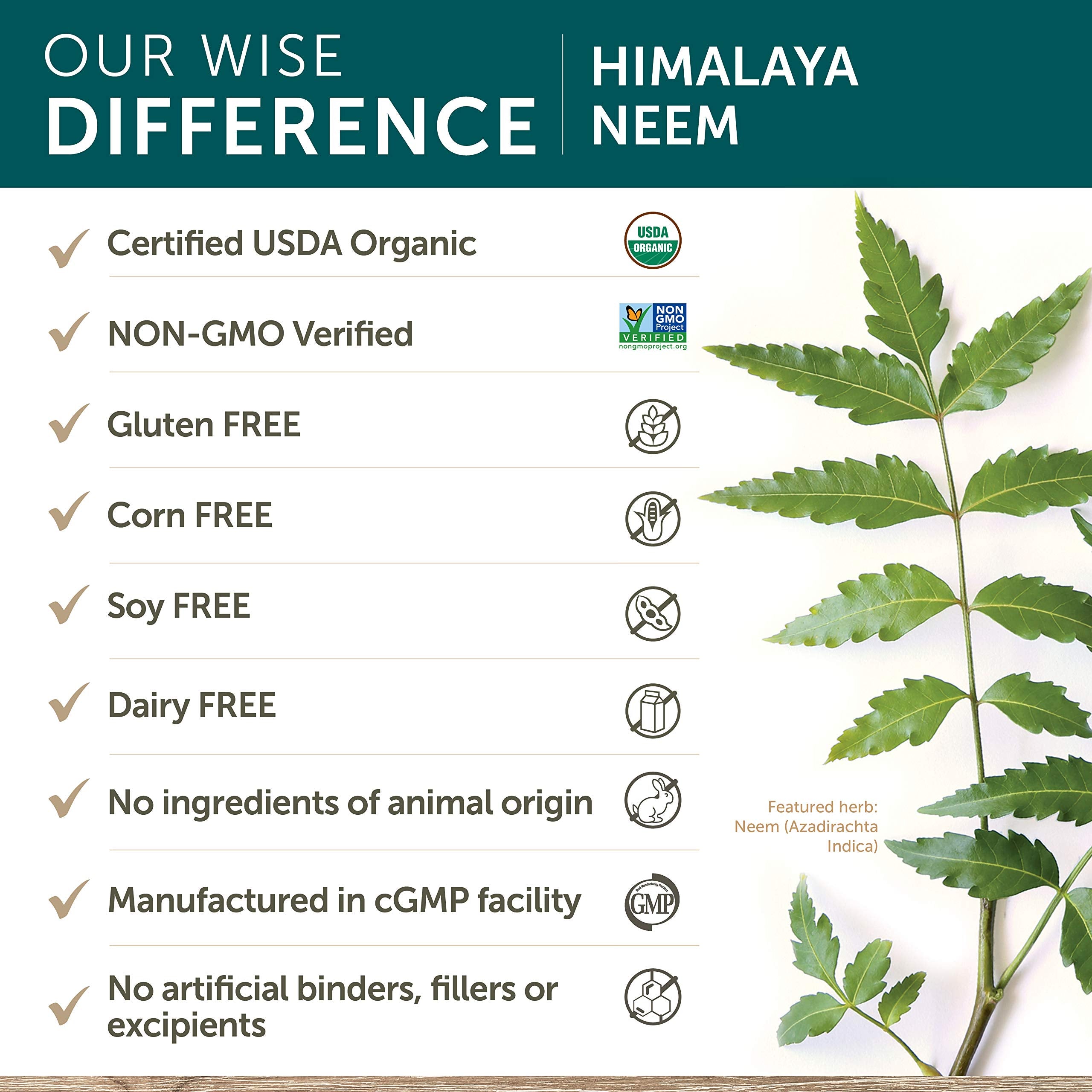 Himalaya Neem daily routine with caplets for convenient use.