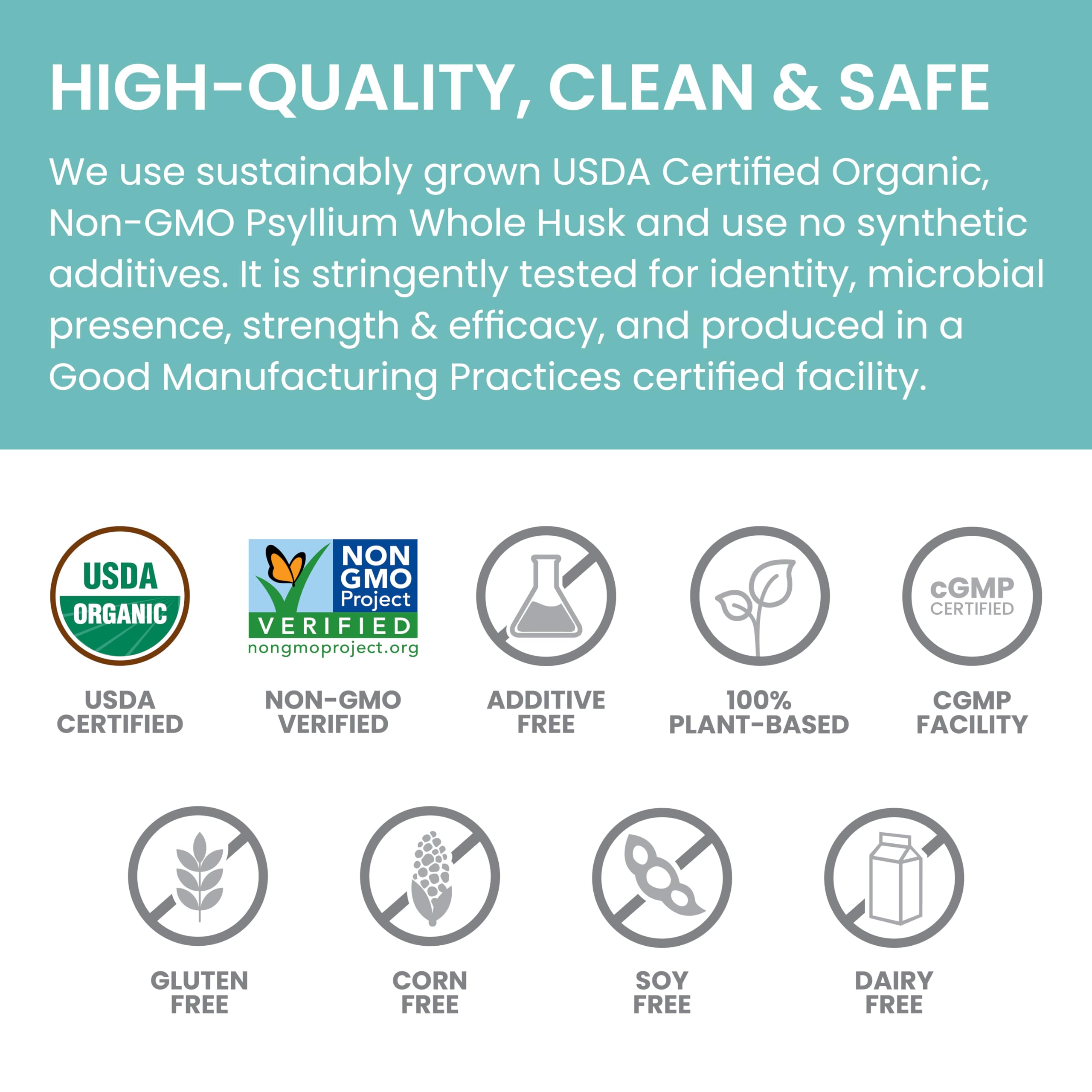 USDA Organic and Non-GMO certifications validate Himalaya quality.