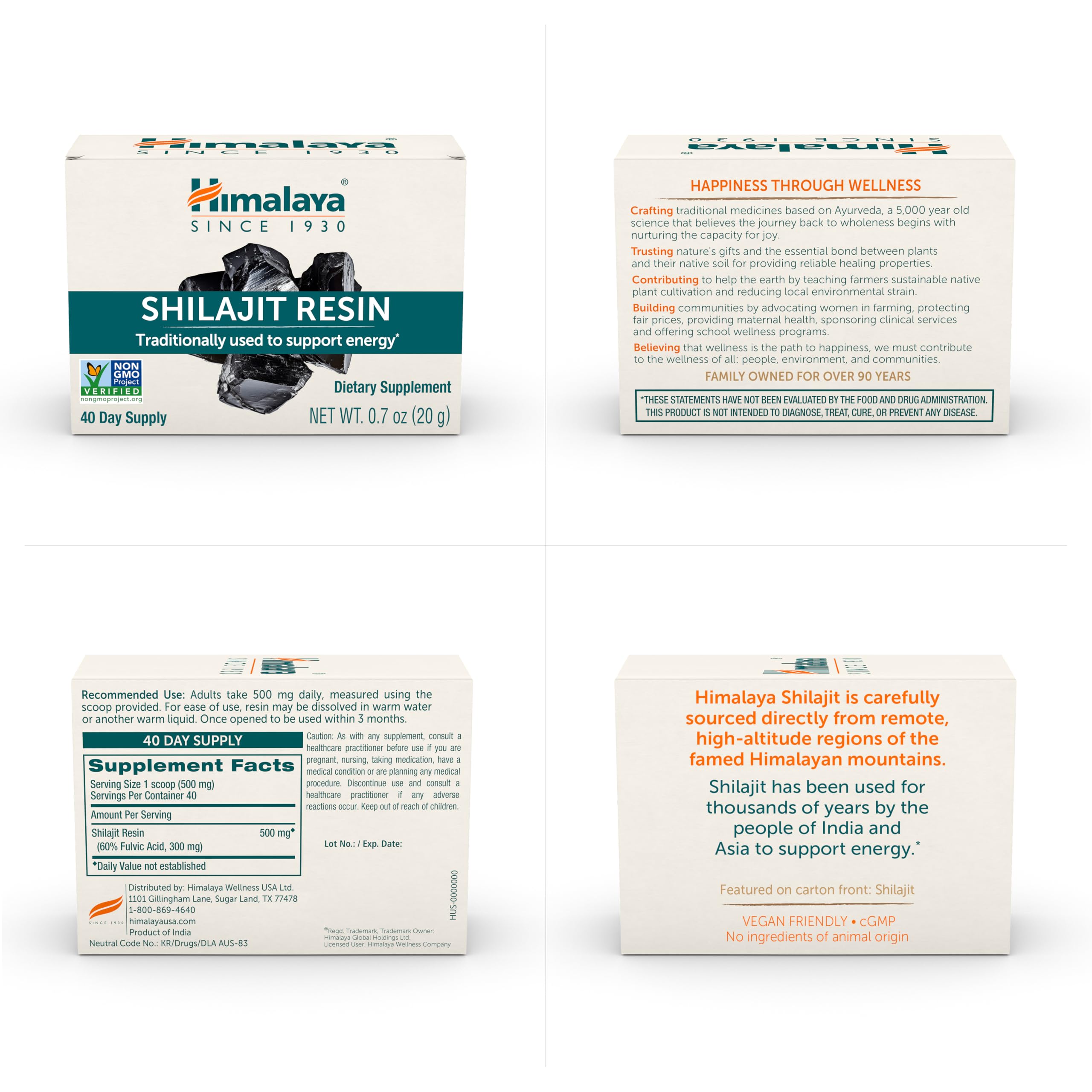 Himalaya Shilajit Resin lifestyle-energy routine encourages easy integration.