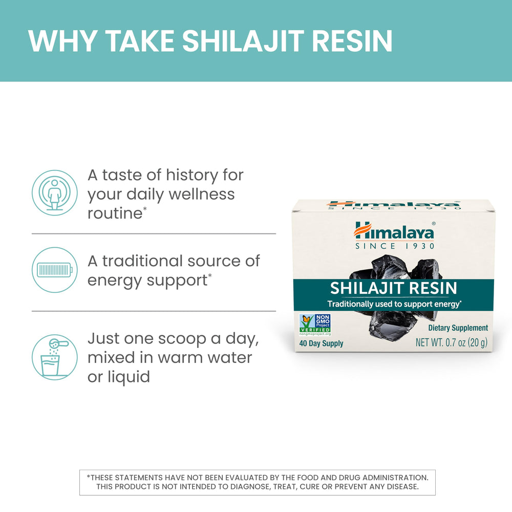 Himalaya Shilajit Resin spoon-dispense shows controlled serving for quick energy.