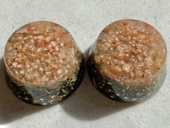 Himalayan Pink Salt Single Crystal Tower Buster Orgone Generator gift-pack display highlights ready gifting option