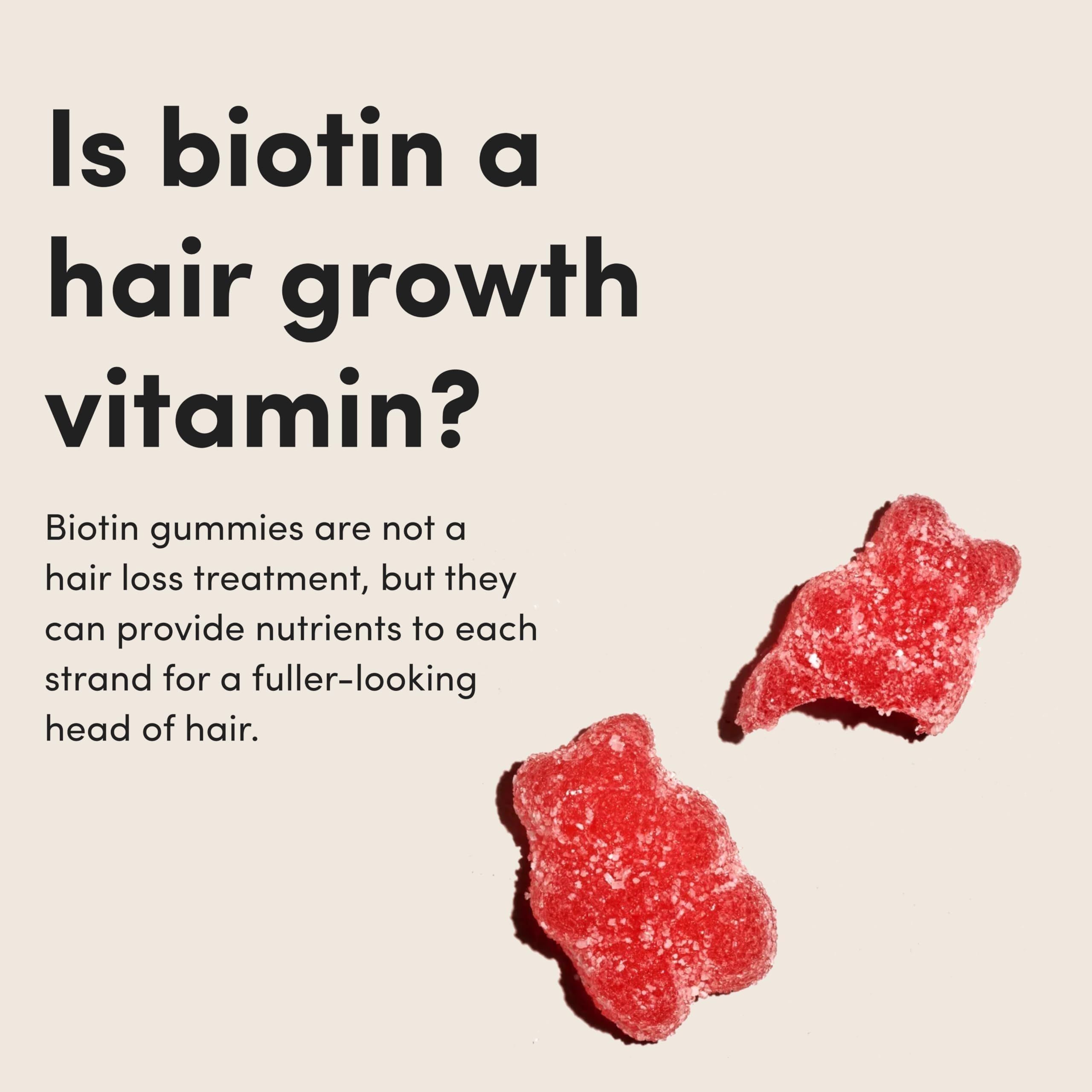 Hims & Hers gummies for nails and skin benefits in shot