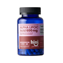 HINI Alpha Lipoic Acid 600mg bottle for daily antioxidant support
