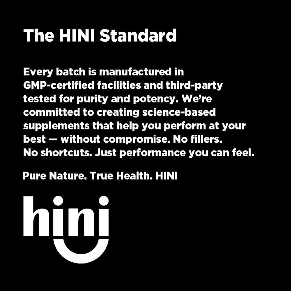 HINI BCAA mixing glass shows easy preparation and clean taste