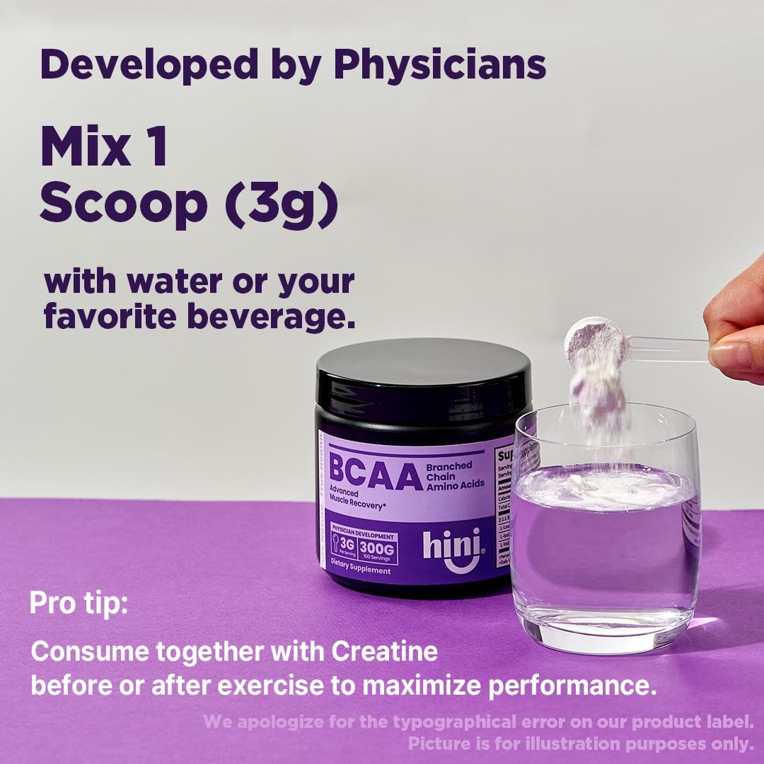HINI BCAA post-workout routine imagery suggests consistent training recovery