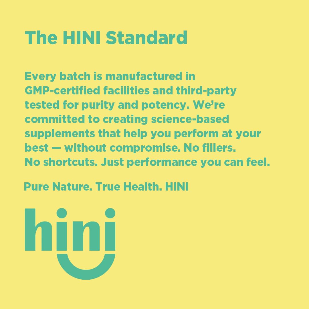 HINI daily routine supplement near kids' snack time.