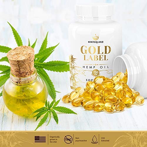 Hinterland Verlag Gold Label hemp from USA family farms for organic quality
