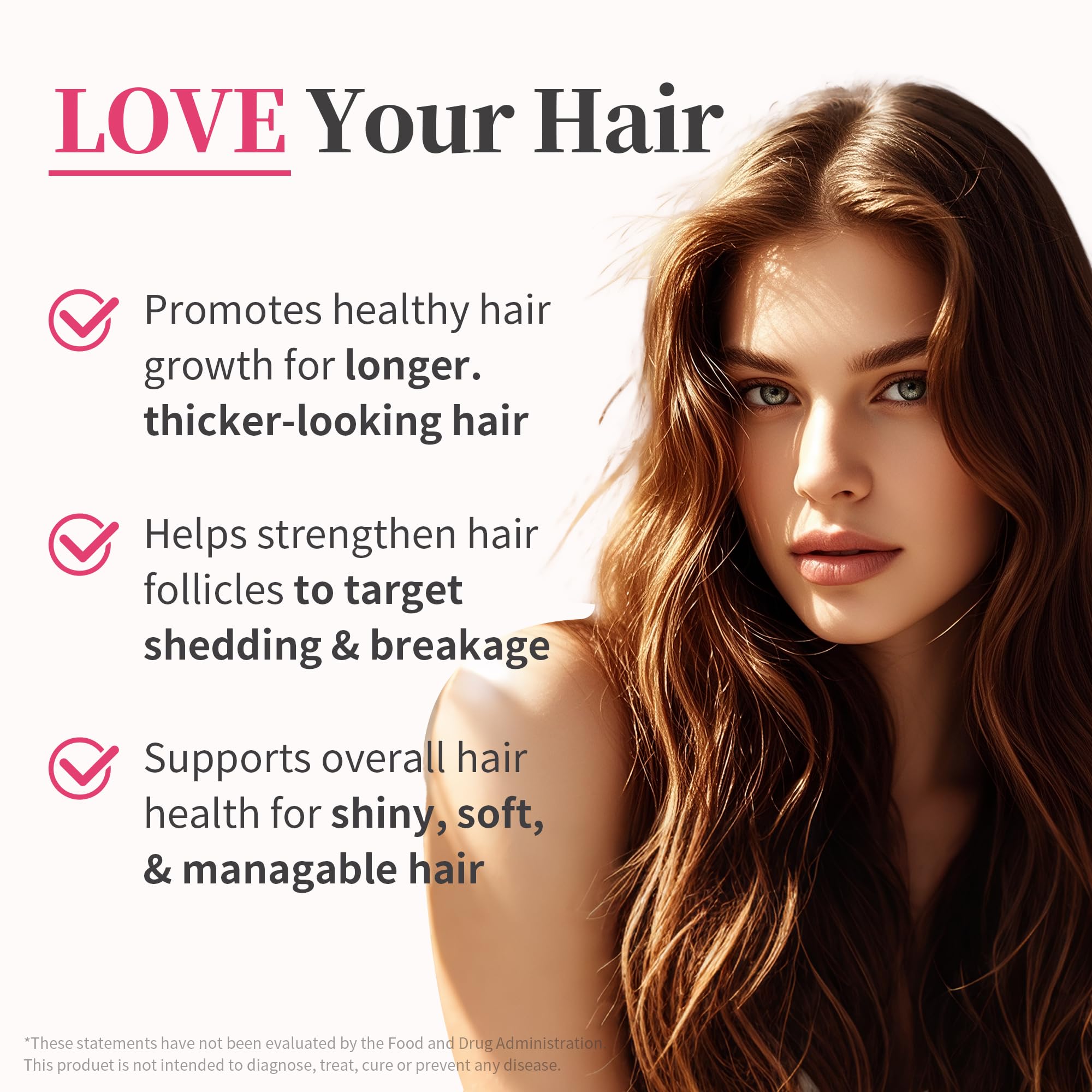 HiPlus label emphasizes biotin, zinc, iron for daily hair nourishment