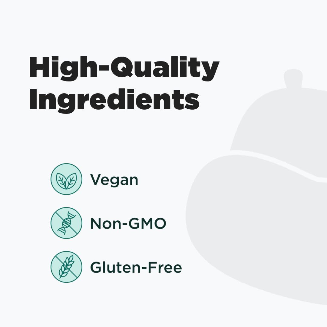 Hippo7 icons highlight 7-in-1 formula supporting vegan nutrition goals.