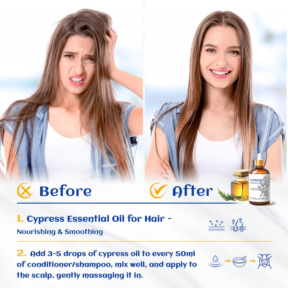 HIQILI aceite esencial de ciprés, difusor con aroma suave para sala