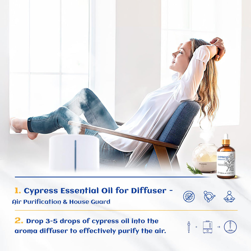 HIQILI aceite esencial de ciprés, masaje corporal con aceite portador