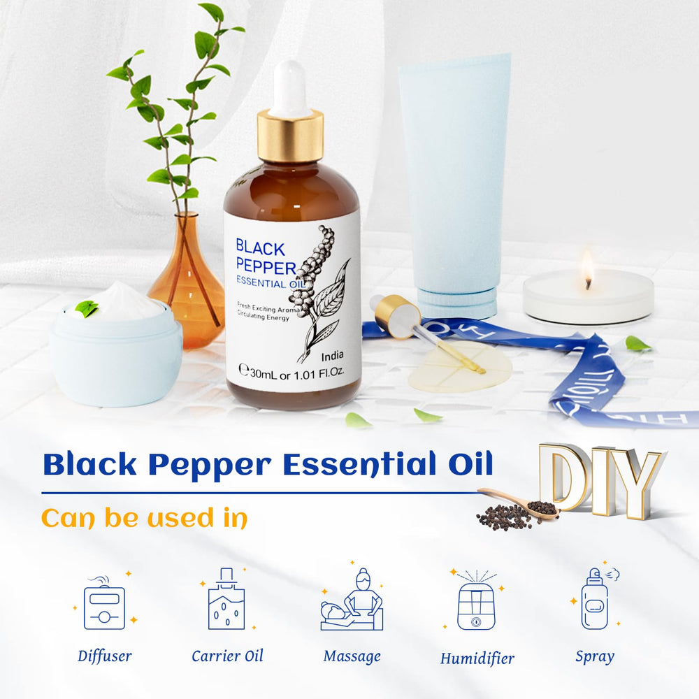 HIQILI Amber glass bottle with dropper enabling precise essential oil dosing.