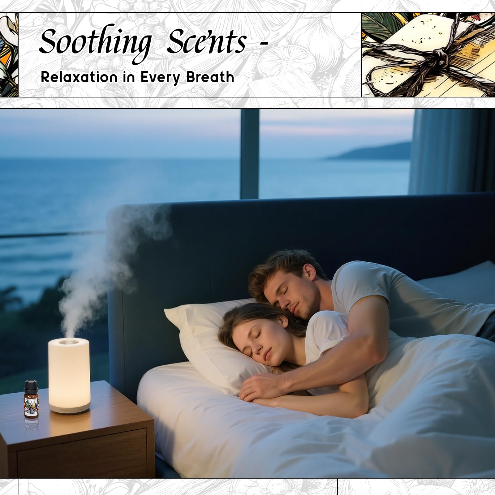 Laundry scent boost: HIQILI oil added to dryer or sprays.