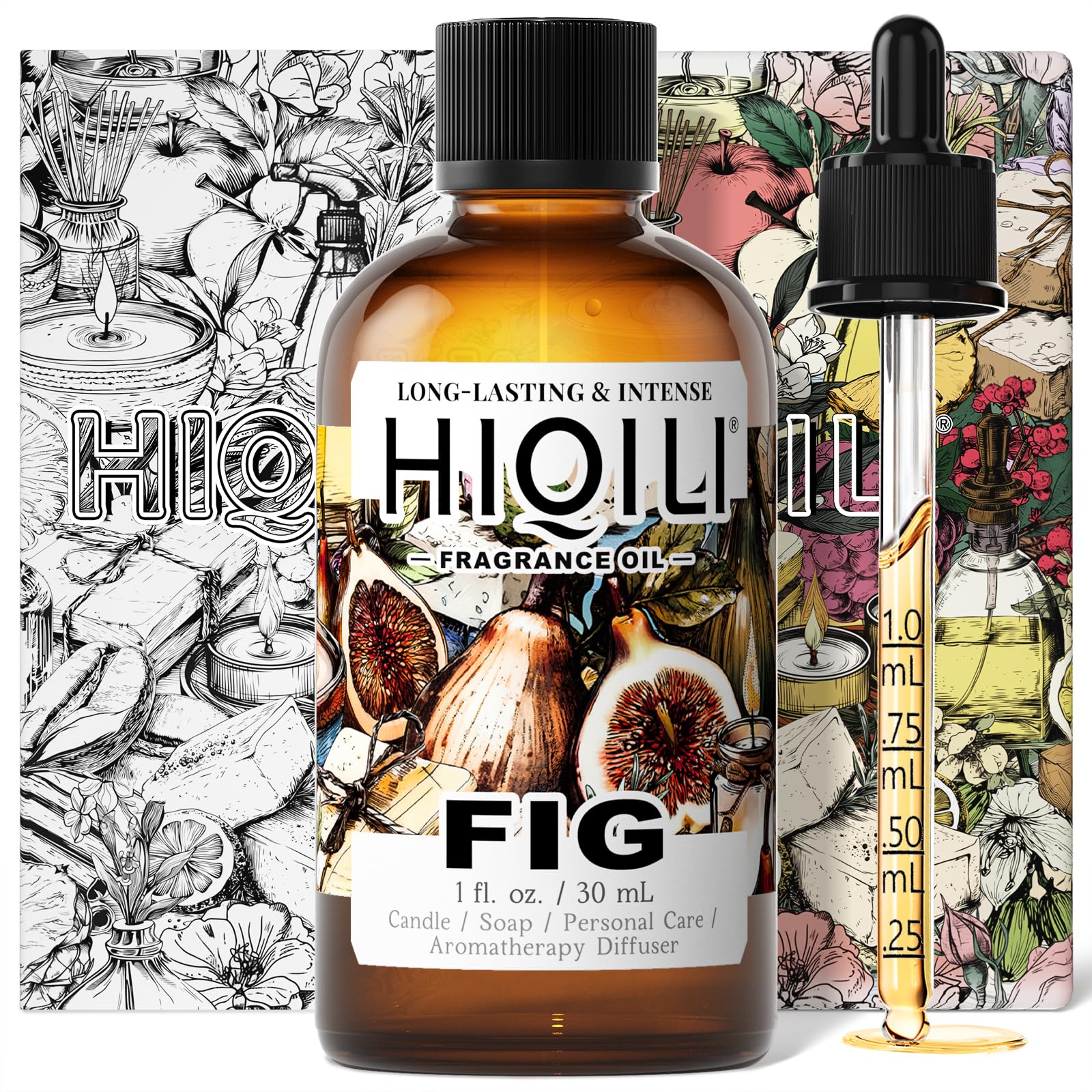 HIQILI Fig Fragrance Oil pour near diffuser for fresh fig scent