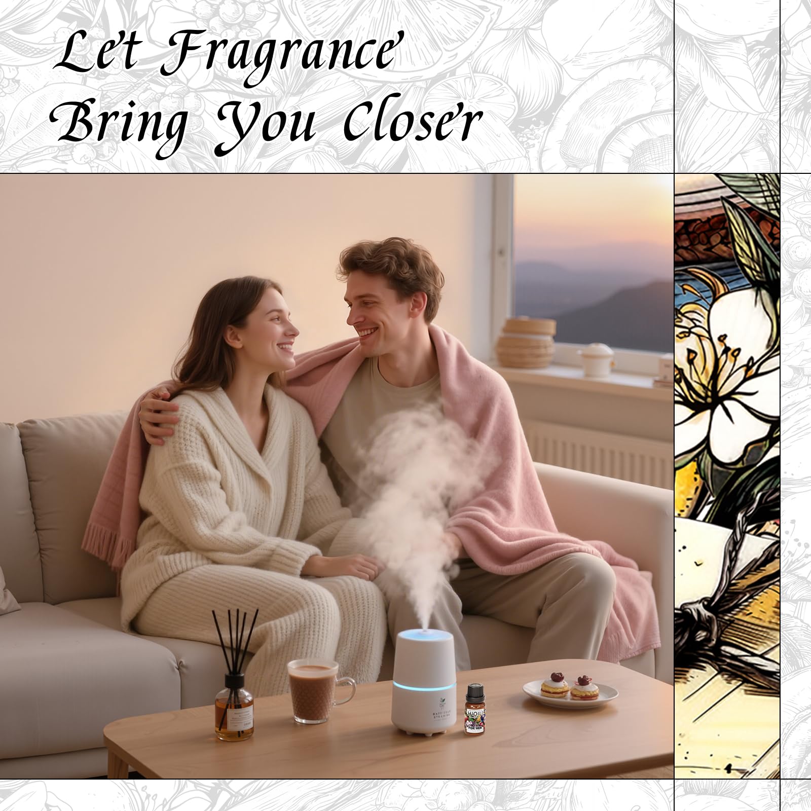 HIQILI for Her oil is pet-safe for gentle diffusion around companions.