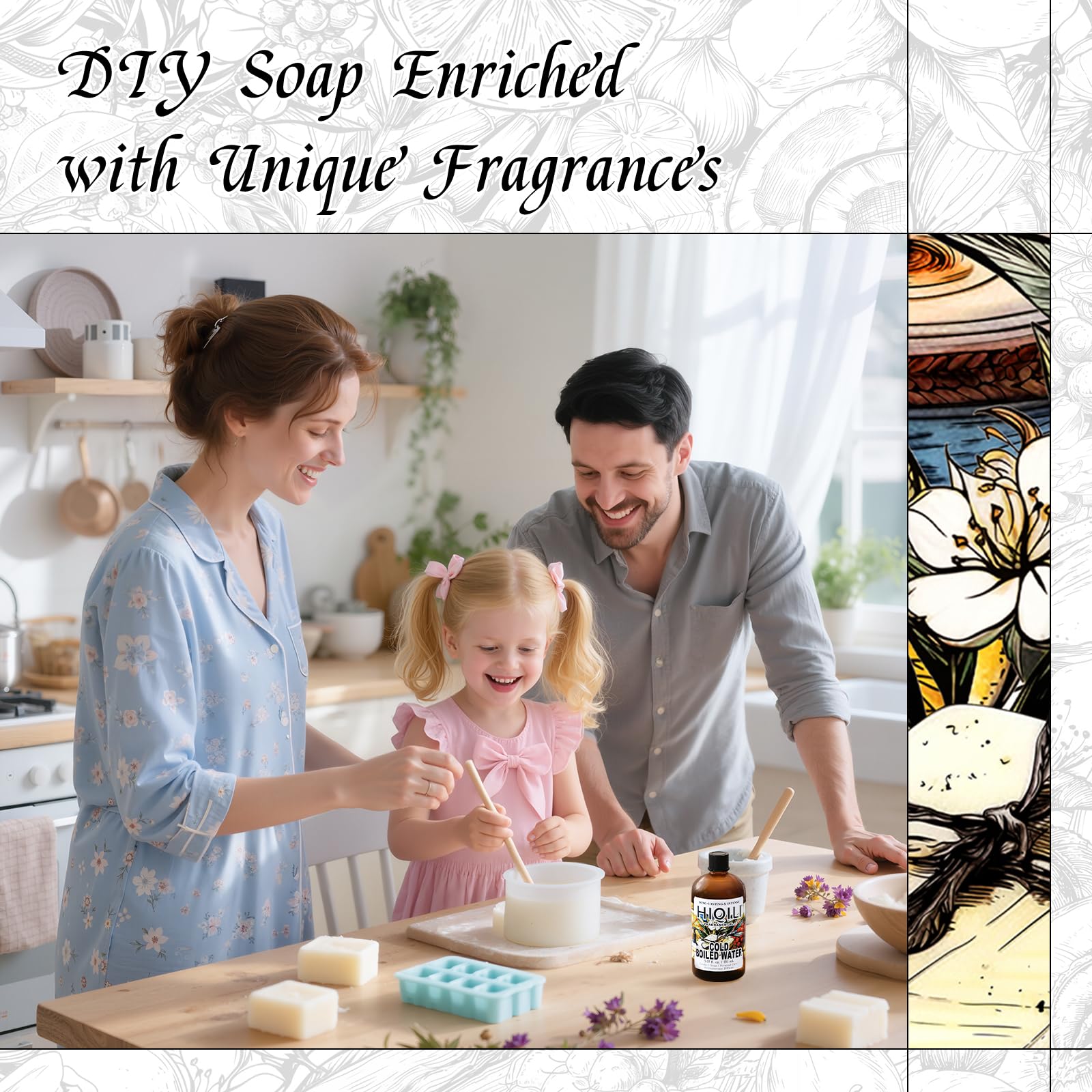 Diffuser setup with HIQILI oil creating a calming home atmosphere.