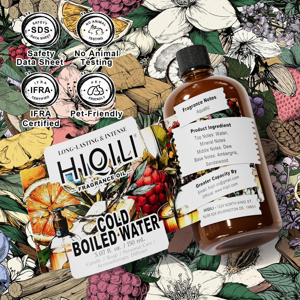 Pet-safe HIQILI oil blend ideal for shampoos and paw balms.