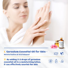 HIQILI Geranium candle-ready oil, perfect for fragrant wax blends.