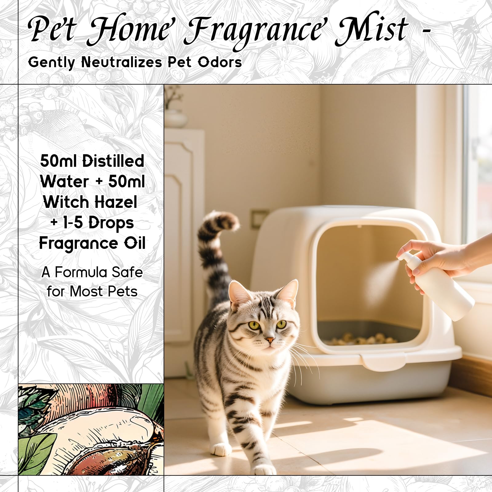 HIQILI pet-safe fragrance oil for diffusers around pets.