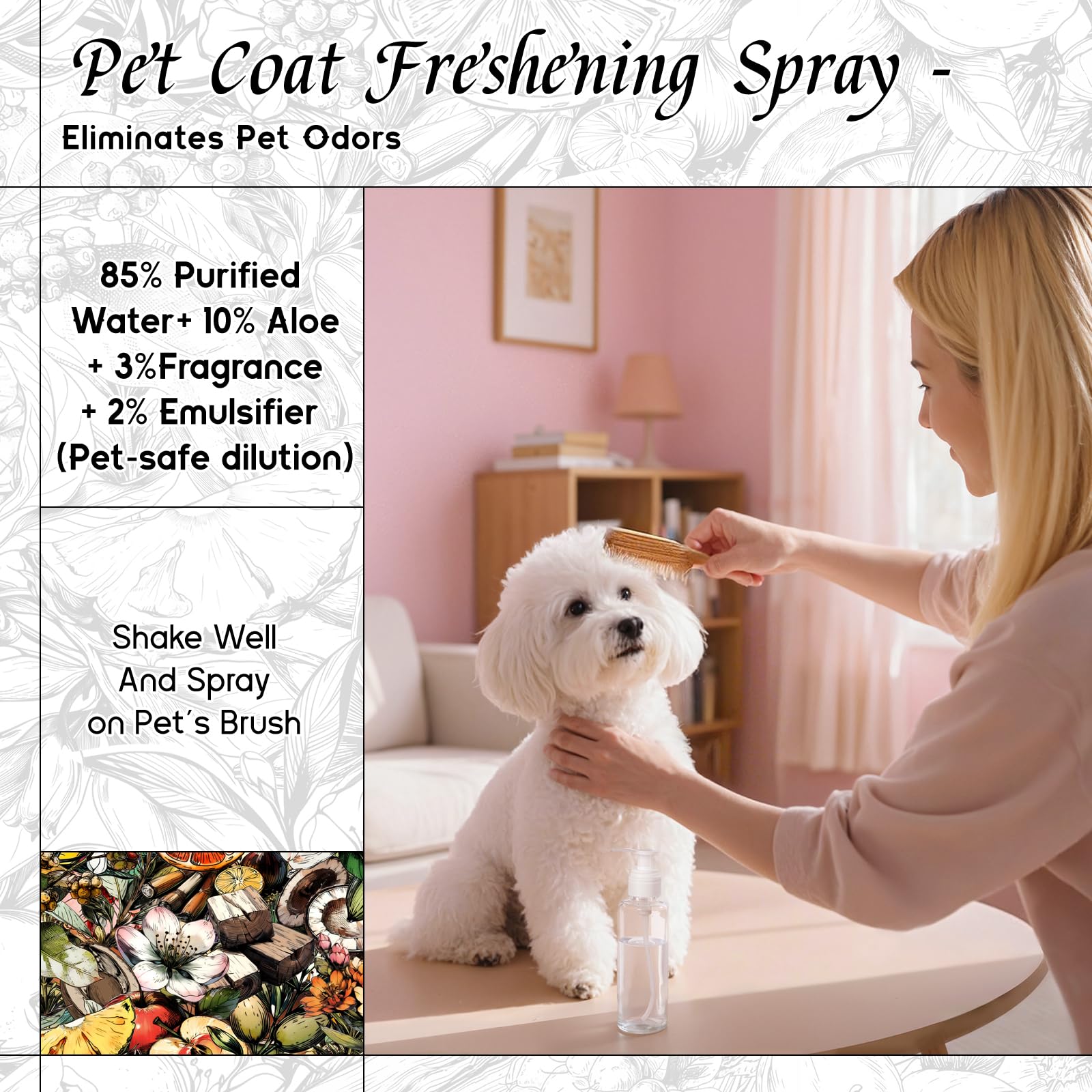 HIQILI Plum Blossom pet-safe formula for diluted DIY paw balms.