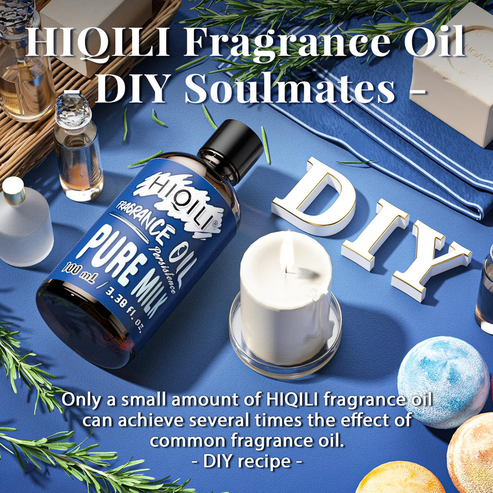 HIQILI Pure Milk Essential Oil in a diffuser, creating a warm, cozy ambiance.
