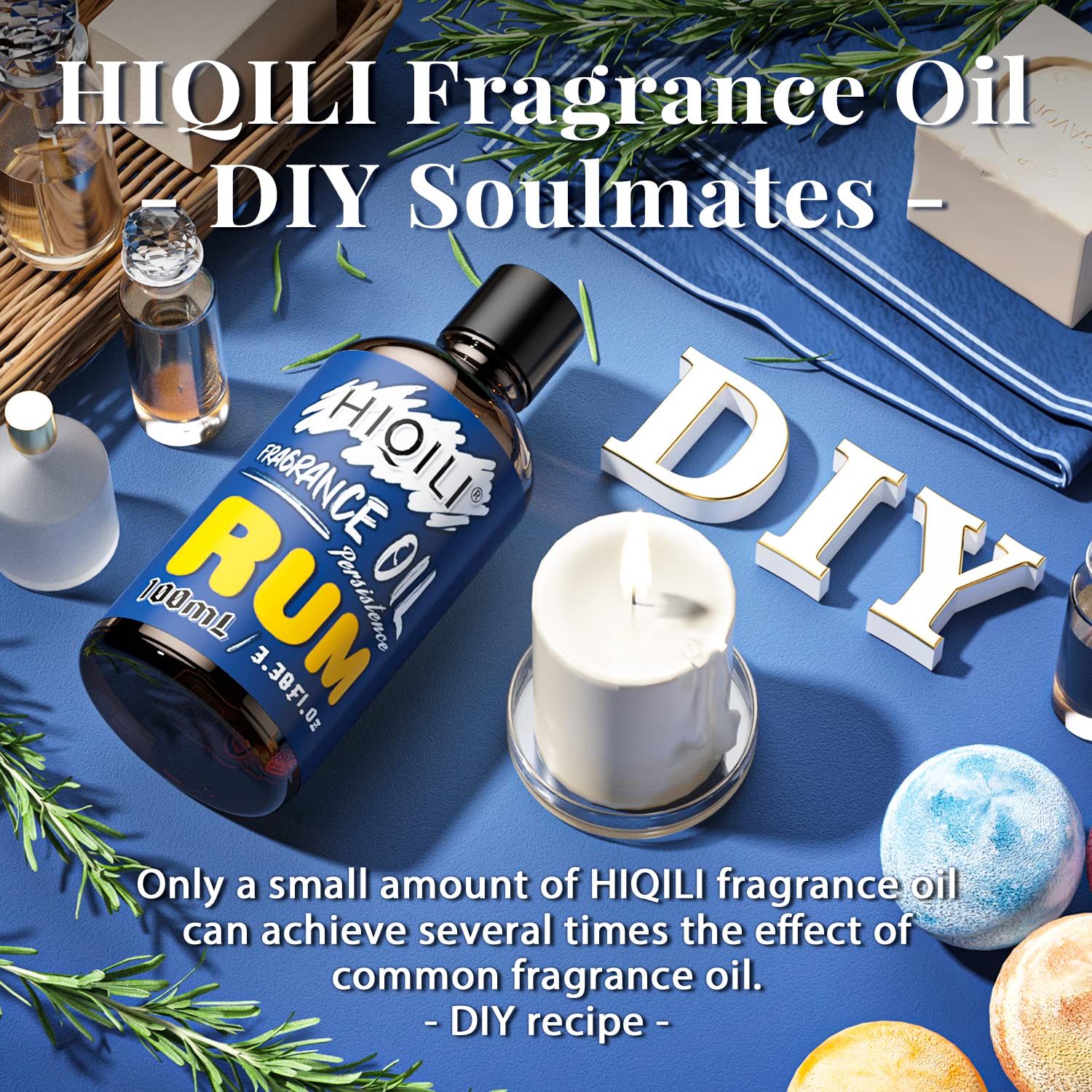 HIQILI Rum essential oil diffuser blend enriching your living space