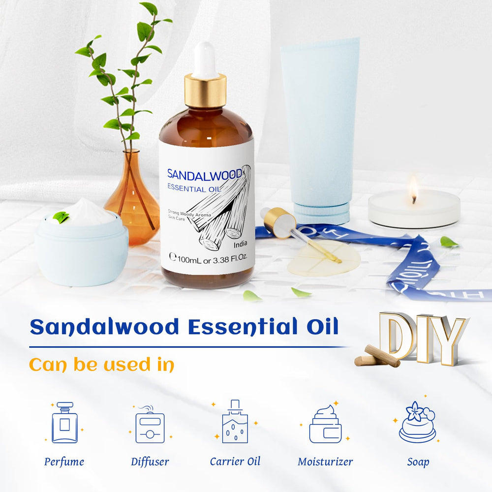HIQILI sandalwood aroma in diffuser with two drops