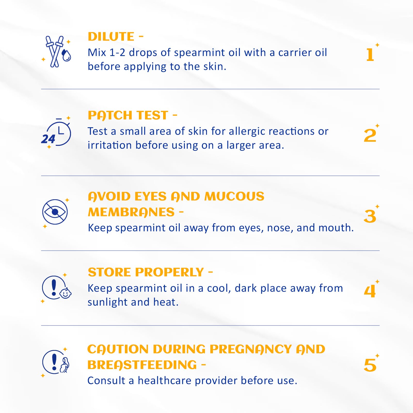 HIQILI Spearmint Oil in a cream formula illustrates easy skin care use