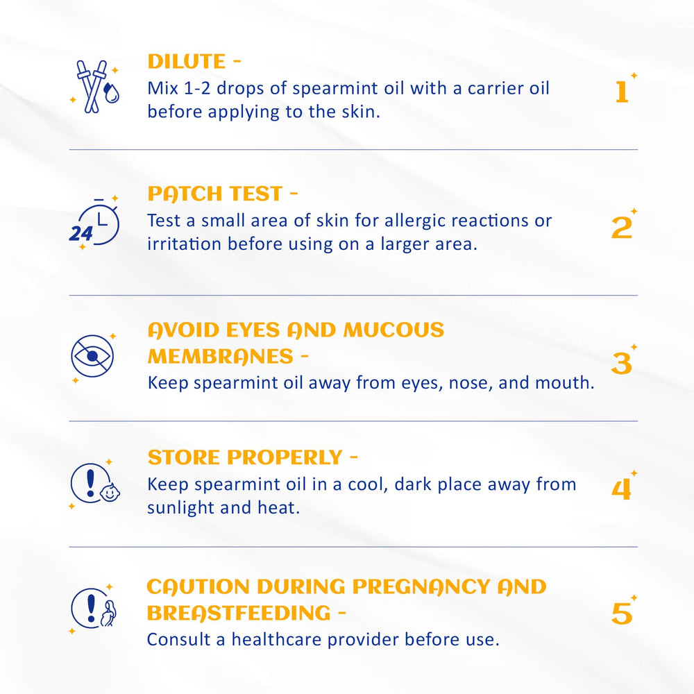 HIQILI Spearmint Oil in a cream formula illustrates easy skin care use