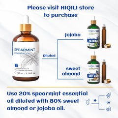 HIQILI Spearmint Oil diffuser setup ready for refreshing aroma