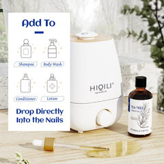 HIQILI Tea Tree Oil body wash use for refreshing cleanse.