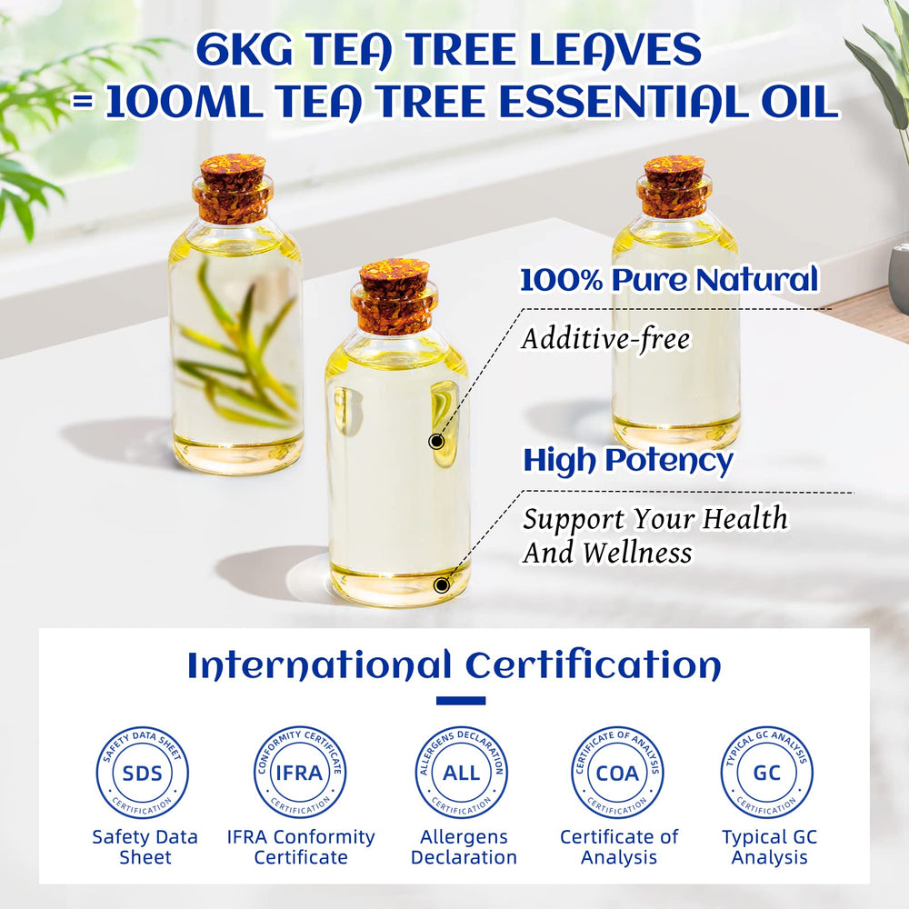 HIQILI Tea Tree Oil DIY ideas for home care projects.