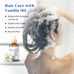 HIQILI vanilla oil blending setup for skincare and perfumes.