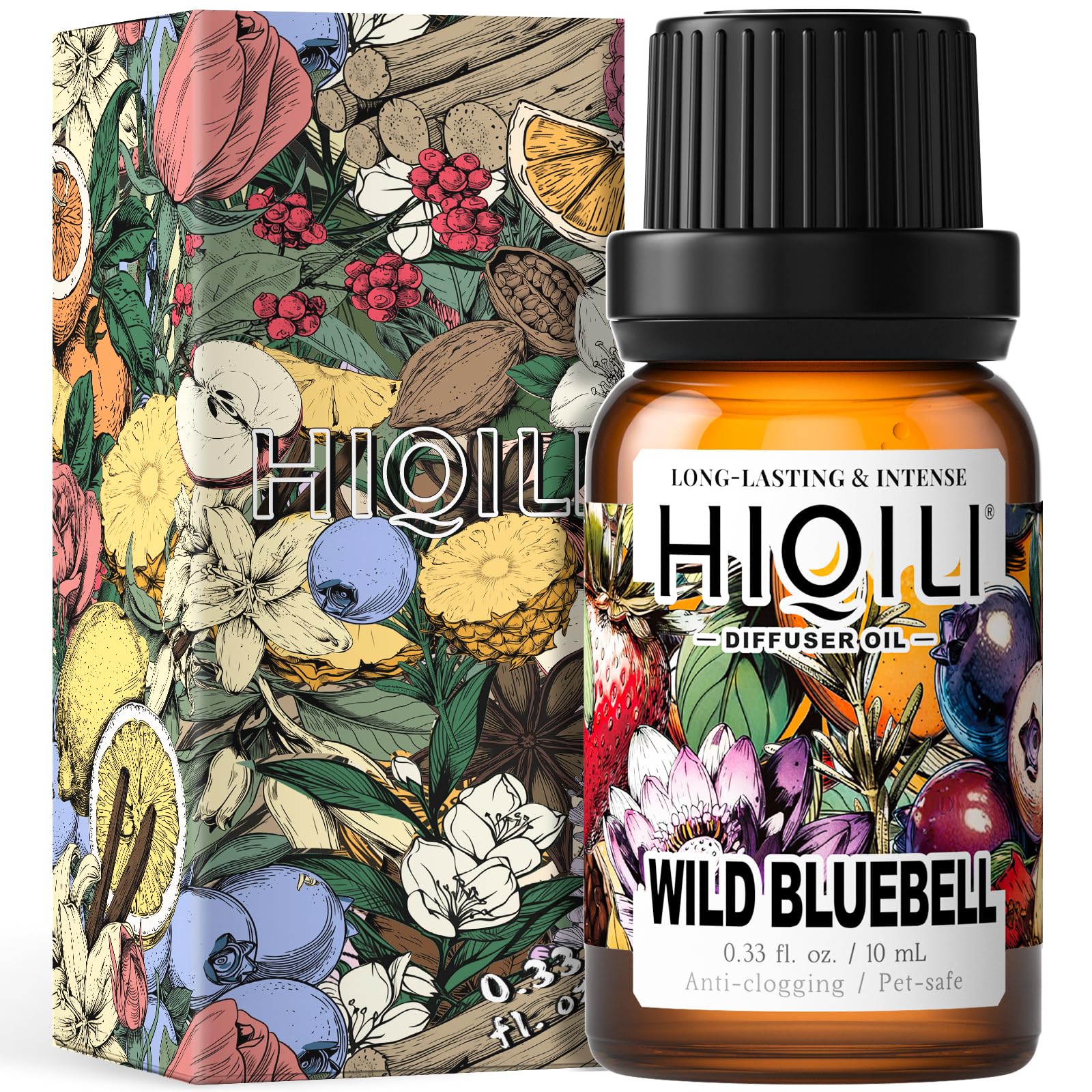 HIQILI Wild Bluebell diffuser oil bottle pour for gentle home fragrance