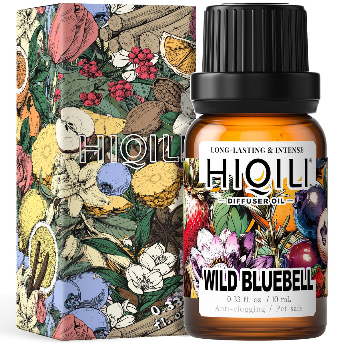 HIQILI Wild Bluebell diffuser oil bottle pour for gentle home fragrance