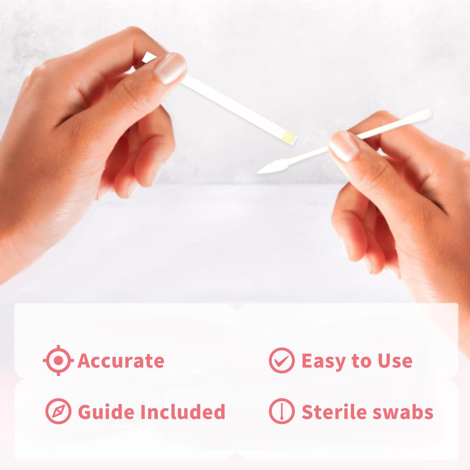 Hiqlity individually packed test kits for hygienic use